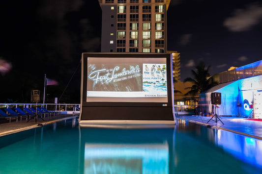 Epic Outdoor Cinema E-SLP20 Premier Slimline Silent 275" Diag. Inflatable Screen