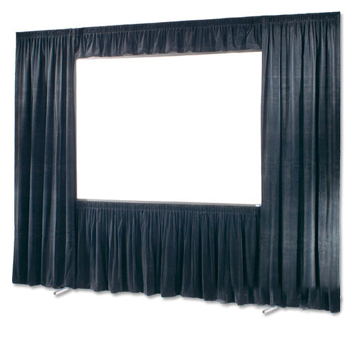 Draper Ultimate Folding Screen Dress Kit with Case - 20oz Velour, 54" x 74", NTSC, Black velour - Screens and Projectors